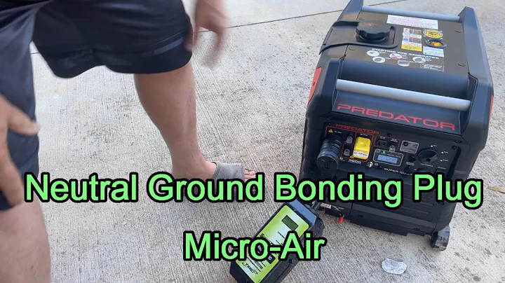 Need A Neutral Ground Bonding Plug? Here's How To Connect An EMS + Generator!