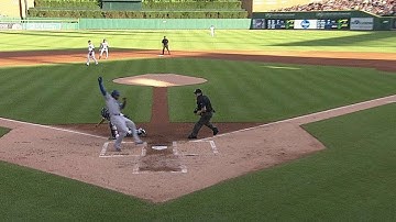 LAD@DET: Adrian doubles in a pair to open the scoring