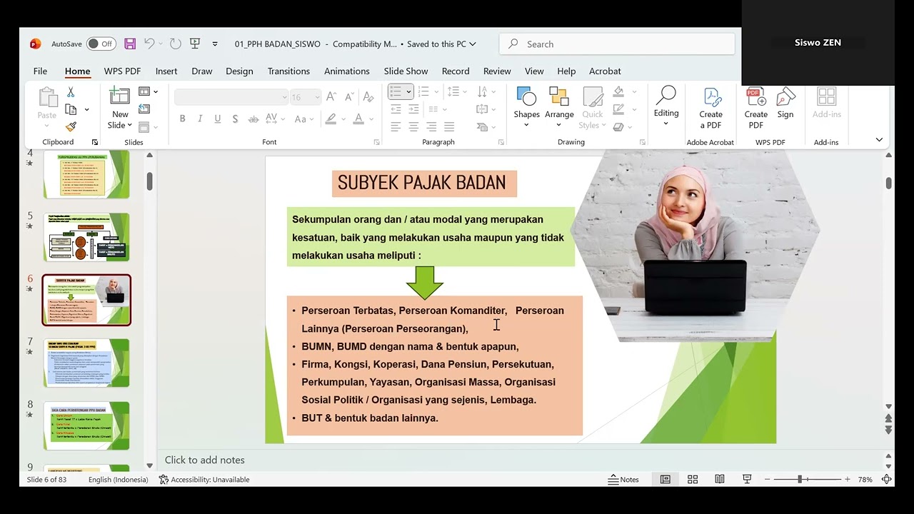 Pelatihan Brevet AB Materi PPH Badan - Sesi Pagi 