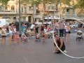 Уличные акробаты. Олимпийский порт, Барселона