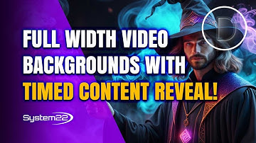 Divi Theme Pro Secrets: Full Width Video Backgrounds with Timed Content Reveal!