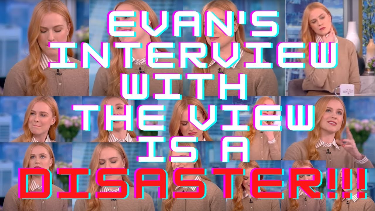 We Talk About Evan Rachel Wood's Appearance On The View (so many lies and incncistencies...)