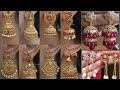 Latest gold earrings 2022  gold jhumkas gold jewellery 