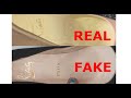 Real vs Fake Louboutin shoes. How to spot counterfeit Christian Louboutin high heel footwear