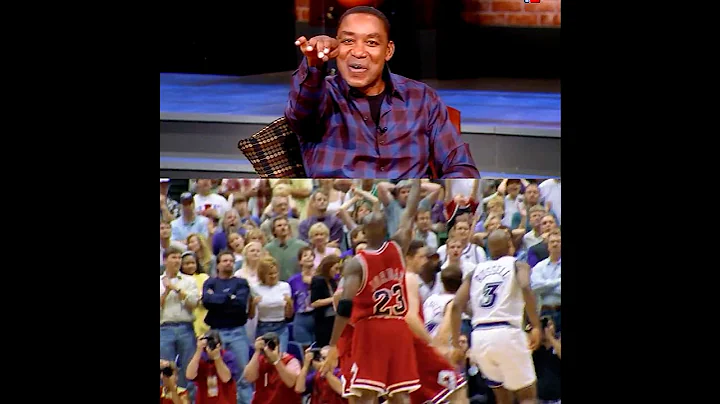 Isiah Thomas Is Really The Greatest MJ Fan 😆🐐 #nba #sports #shorts #michaeljordan #basketball
