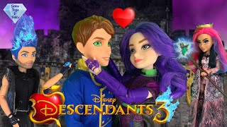 Mal Kisses Ben True Love Kiss Break Queen Of Mean Spell Disney Descendants 3 Doll Story Episode 4