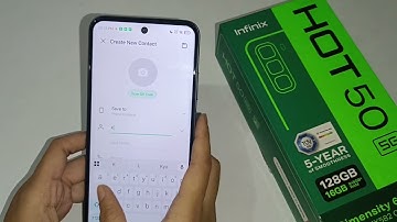 How to save contact number in infinix hot 50 5g, contact number save kaise kare