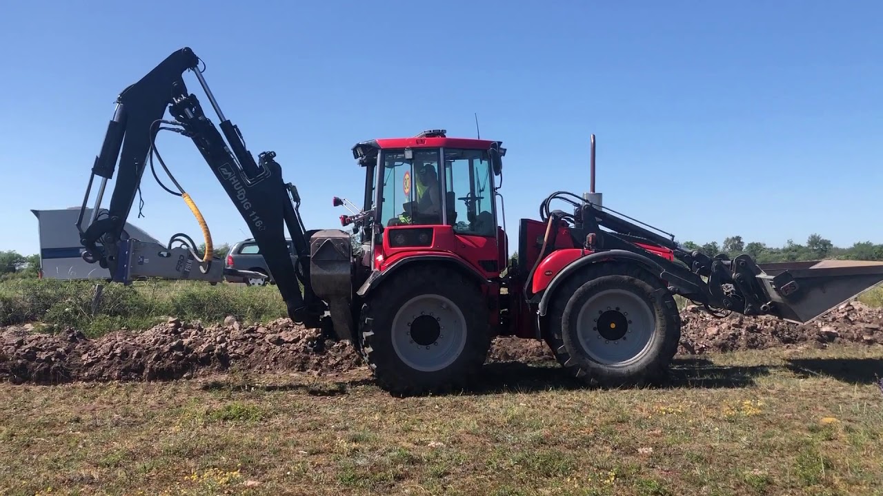 Traktorgrävare Huddig 1160 D  4 WD
