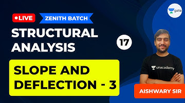 Slope and Deflection - 3 | Lec-17 | Structural Analysis | GATE/ESE Civil Engineering Exam