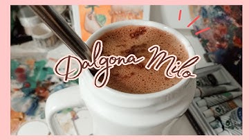 HOW TO MAKE DALGONA MILO WITHOUT OVALETTE AND WHIPPED CREAM [TRENDING]—Vlog#021