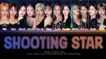 LOONA "Shooting Star" by Kep1er | Color Coded Lyrics (HOW WOULD SING)