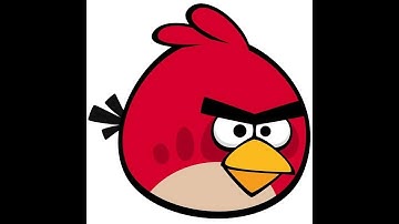 How To Draw Angry Bird in MS Paint