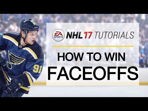NHL 17 TUTORIALS | HOW TO WIN FACEOFFS 