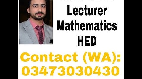 Lec 20 | Limits Part 3 | PPSC Lecturer Mathematics Preparations