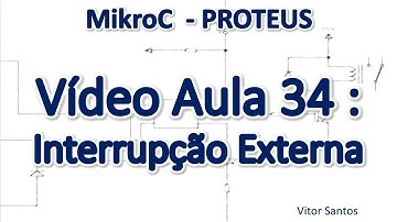 Programação Em C (MikroC) p/ uC PIC (Em Português) MiniCurso Aula 34 - Interrupção Externa