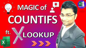 MAGIC of COUNTIFS ft. XLOOKUP #AskExcelKing #ExcelKing2020 #ExcelKing #JMD #JSD #JH