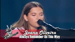 Joana canta &quot;Always Remember Us This Way&quot; en las Audiciones a Ciegas de La Voz Portugal 2019