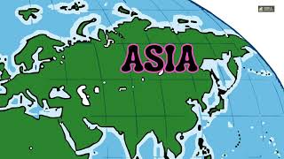 Can You Name All 7 Continents 🌍 | World Map Challenge@LessonsAndLandscapes 