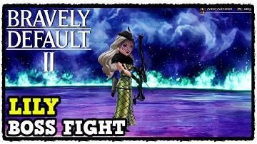 Bravely Default 2 Lily Boss Fight in Wiswald Woods Chapter 2 (Boss Fight #7)