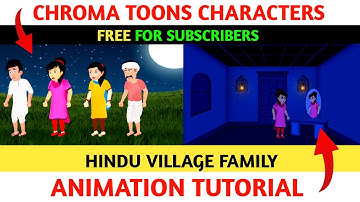 Chroma toons characters free download | Cartoon Video Kaise Banaye | Cartoon animation kaise banaye