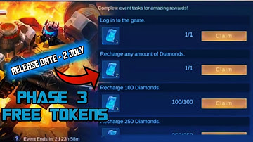 TRANSFORMERS EVENT PHASE 3 FREE TOKENS AND STARWARS EVENT 2022 || MOBILE LEGENDS|| MLBB