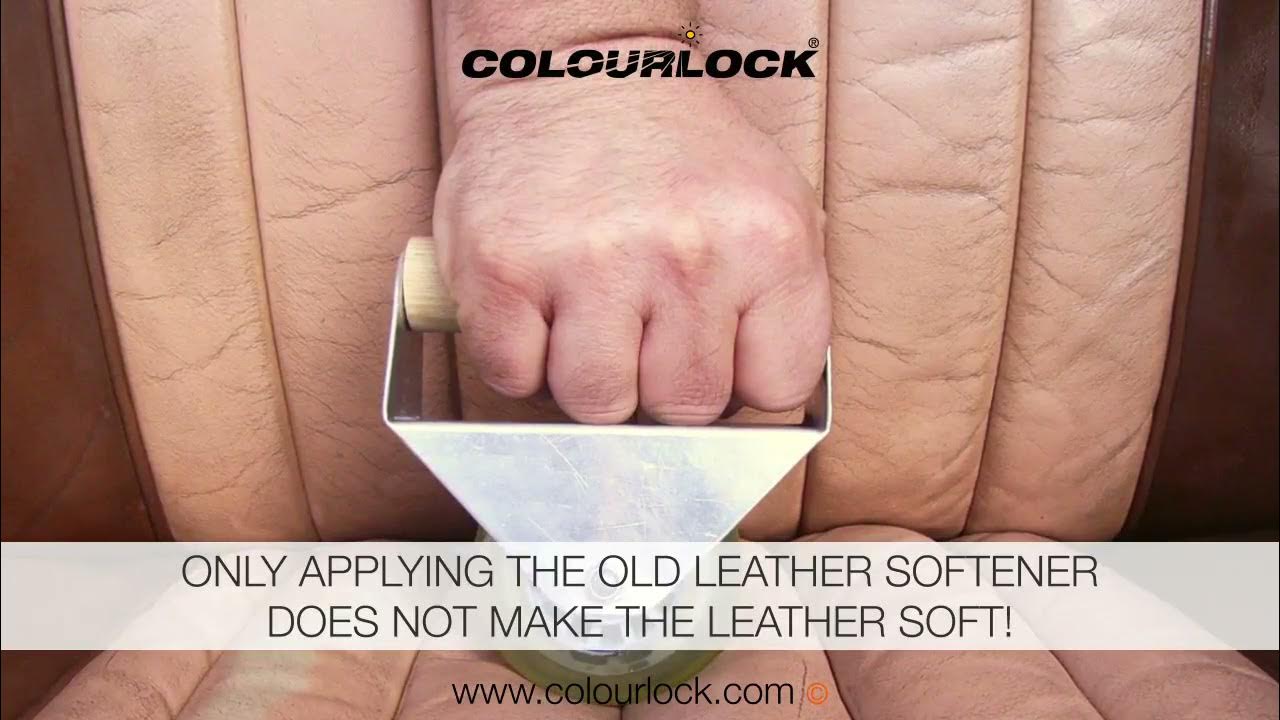 HOW TO SOFTEN OLD LEATHER COLOURLOCK YouTube