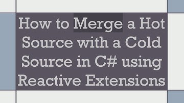 How to Merge a Hot Source with a Cold Source in C#  using Reactive Extensions