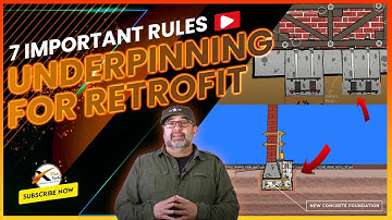 Underpinning Foundations for Retrofit - 7 Standard Rules | Underpinning Series  - 2