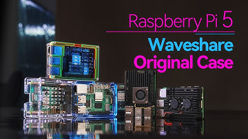 Raspberry Pi 5 Case: Aluminium Alloy Case, Clear/ Transparent & Black or Blue/ Rainbow Acrylic Case