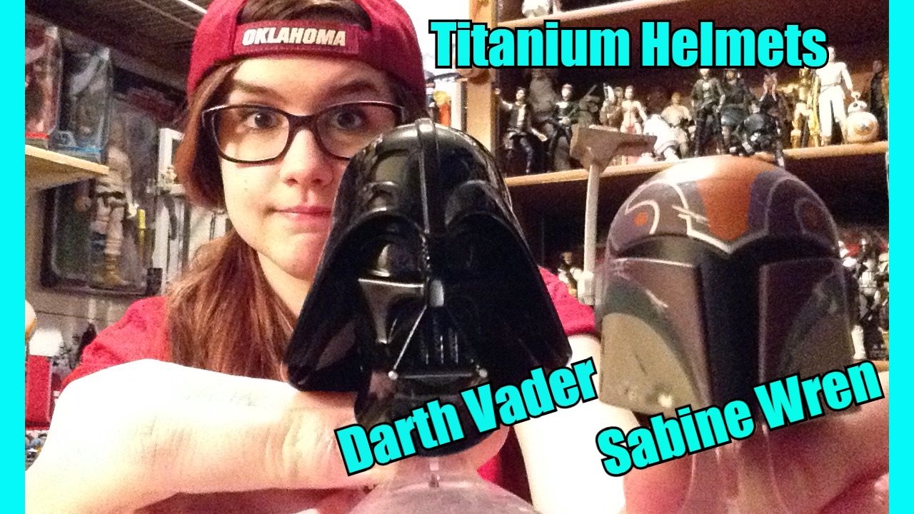 Hasbro Star Wars The Black Series Titanium DARTH VADER /& SABINE WREN Helmets 08