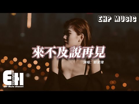 郭家瑋 - 來不及說再見『輕輕地唱 慢慢地回蕩 無法遺忘，你像太陽 但卻害怕接受你給的光。』【動態歌詞/Vietsub/Pinyin Lyrics】
