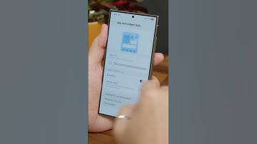 One UI 7 tip - Customise app icon sizes and enlarge folders #OneUI7 #samsung #shorts