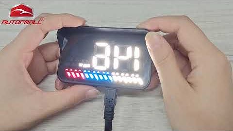 M7 Head Up Display Full HD HUD OBD2&GPS Dual System Digital Speedometer