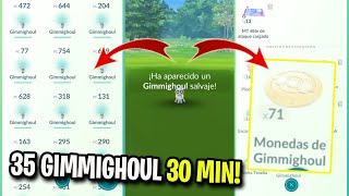 CONSIGO 35 GIMMIGHOUL EN 30MIN! TIPS PARA CONSEGUIRLO! ¿QUE PASA CON LAS MONEDAS? [Pokémon GO]