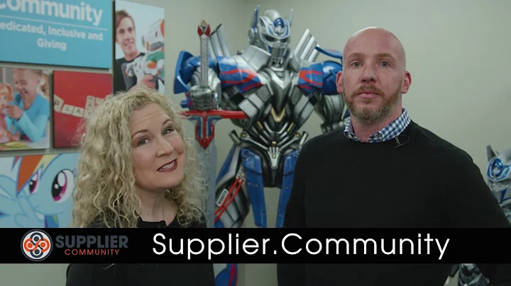 Cynthia Maggard with Nathan Pendleton of Hasbro