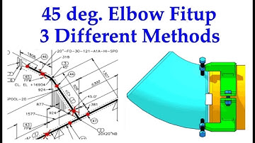 3 Different Methods to fit up 45 Degree Elbow.