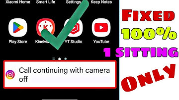 How To Fix Instagram Call continuing with camera off Problem | Call continuing with camera off