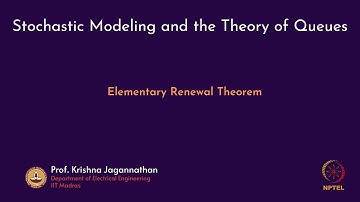 mod05lec32 - Elementary Renewal Theorem