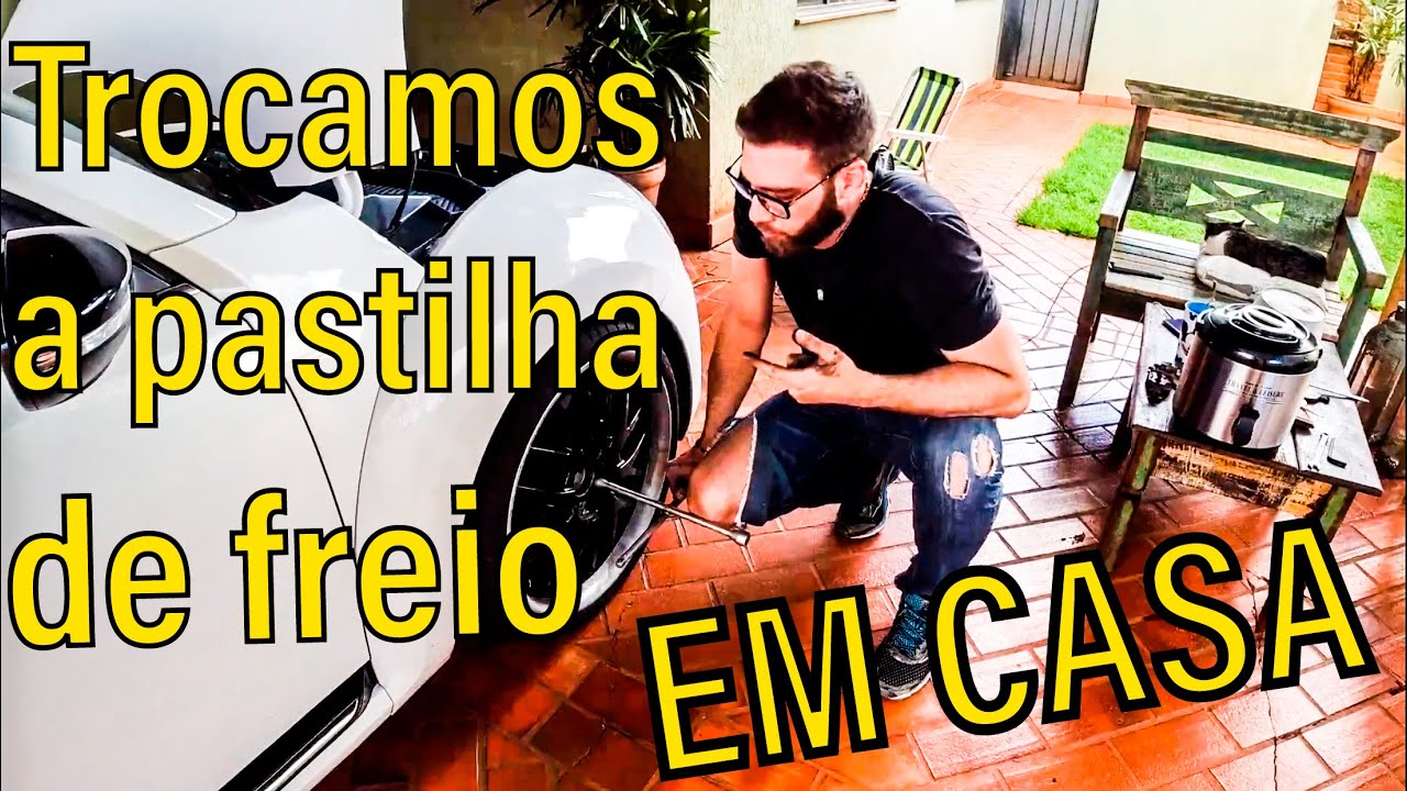 Como trocar as pastilhas de freio do Fusca TSI em casa...