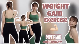 Full Body Weight Gain Exercise | Gain weight exercise at home