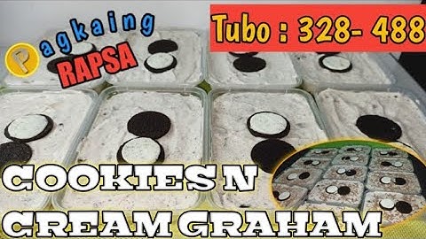 COOKIES and CREAM GRAHAM | Negosyo Recipe