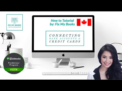 Quickbooks Online Setup - Connecting Your Bank Account And Credit Card To Quickbooks