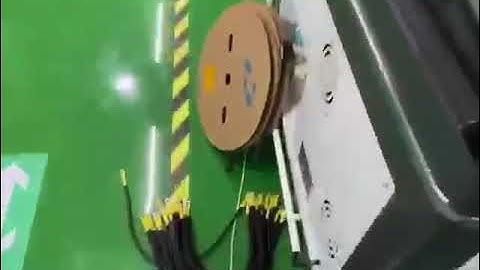 Multi Core Round Cable Stripping and Crimping Machine With Shrink Tube Insertion