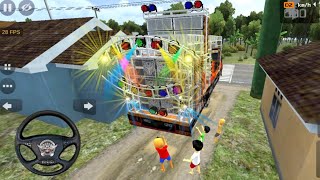 DJ Light Wala Truck Full Dance Mood ONRealistic Truck Simulator Gameplay Bus Simulator Indonesia