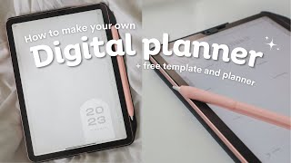 HOW TO CREATE A DIGITAL PLANNER USING CANVA AND POWERPOINT (Easy) + Free Template