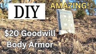 $20 Homemade Body Armor with Goodwill Items