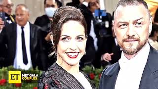 James McAvoy and wife Lisa Liberati at the Met Ball May 2022