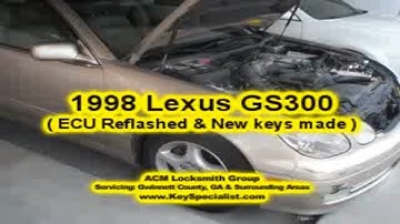 1998 Lexus GS300 - Lost Key Replacement & ECU Re-flashed!
