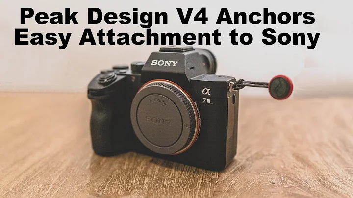 Attach Peak Design V4 Anchors to Sony Cameras - [SUPER EASY]