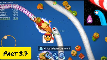 Worms Zone .io Hungry Snake gameplay walkthrough part 3.7 #snake #snakewormazone #games #gameplay